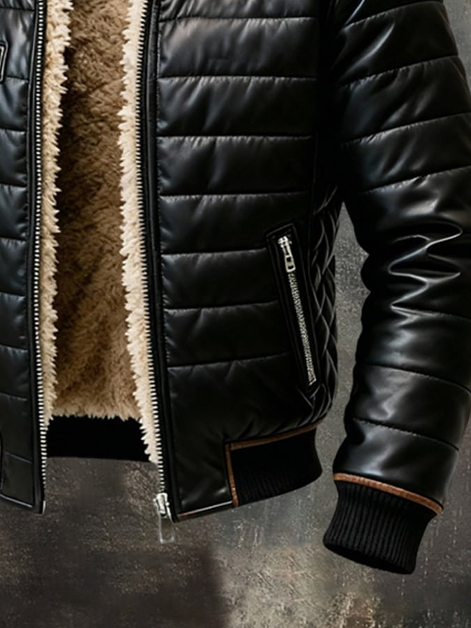 DUCHÊNE BORDEAUX™ | VESTE À COL HAUT COUPE RAFFINÉE