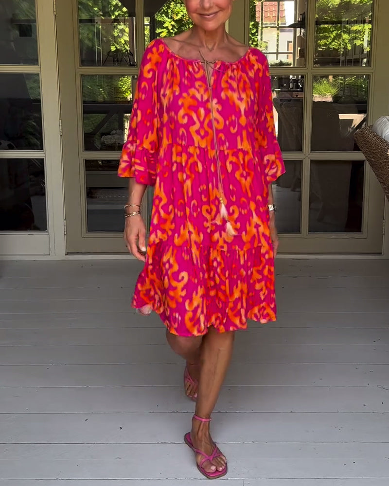 Coralie | Soft Relaxed Print Dress