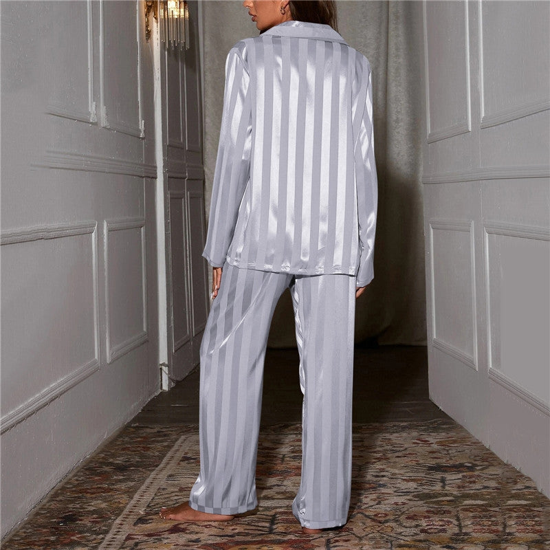 Adriana – Ensemble Pyjama à Manches Longues avec Pantalon Ample