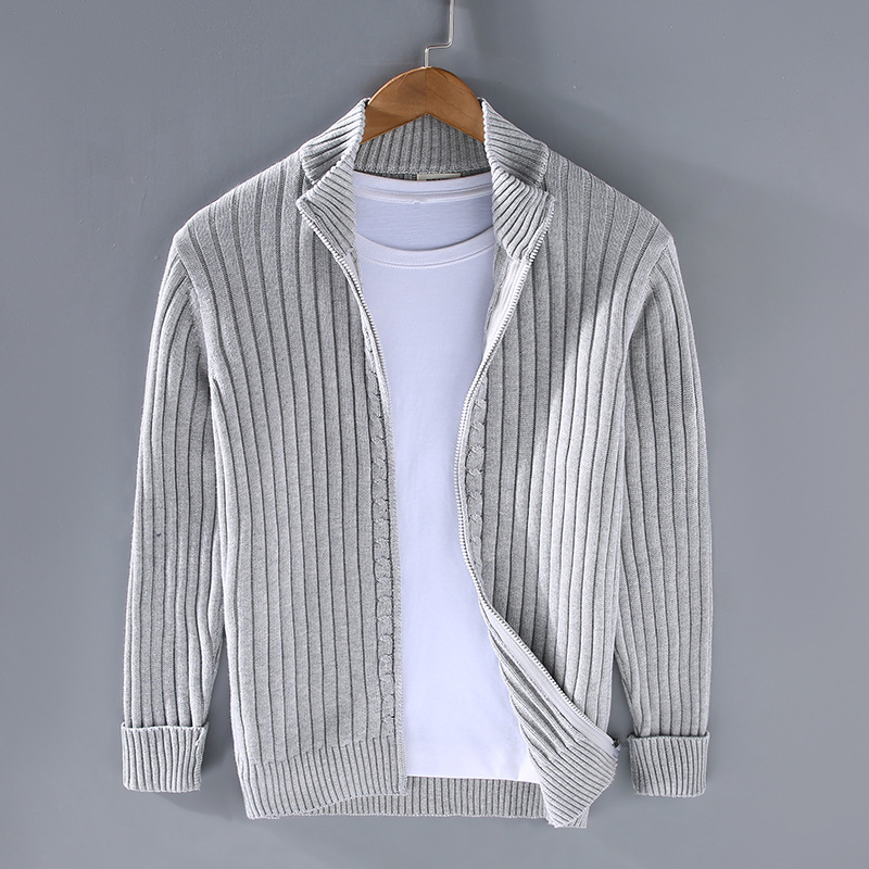 Mathieu – Veste zippée homme d’hiver col montant