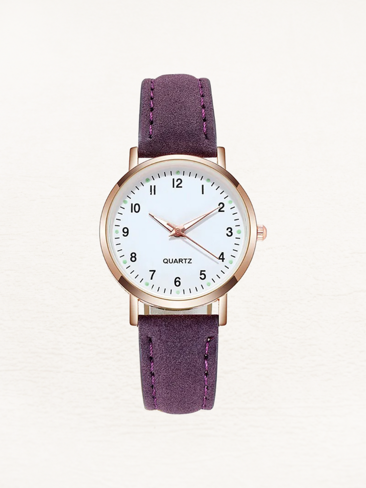 Women’s Round Dial Watch | Minimalist Quartz Watch