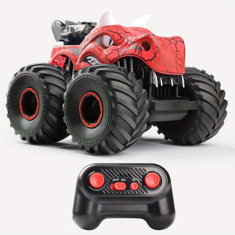 RexRacer – RC Monster Truck Med Dinosaurdesign, LED-Lys og Røgeffekter