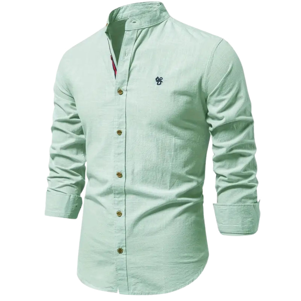 Elias – Chemise à Manches Longues avec Coupe Décontractée