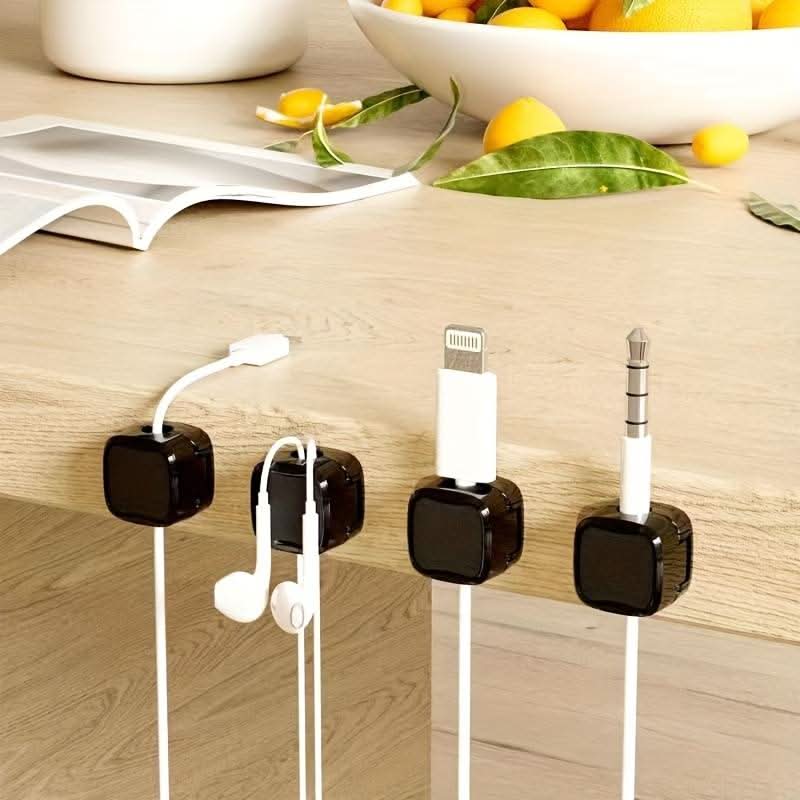 Magnetic Cable Organizer Clip for Desk & Office