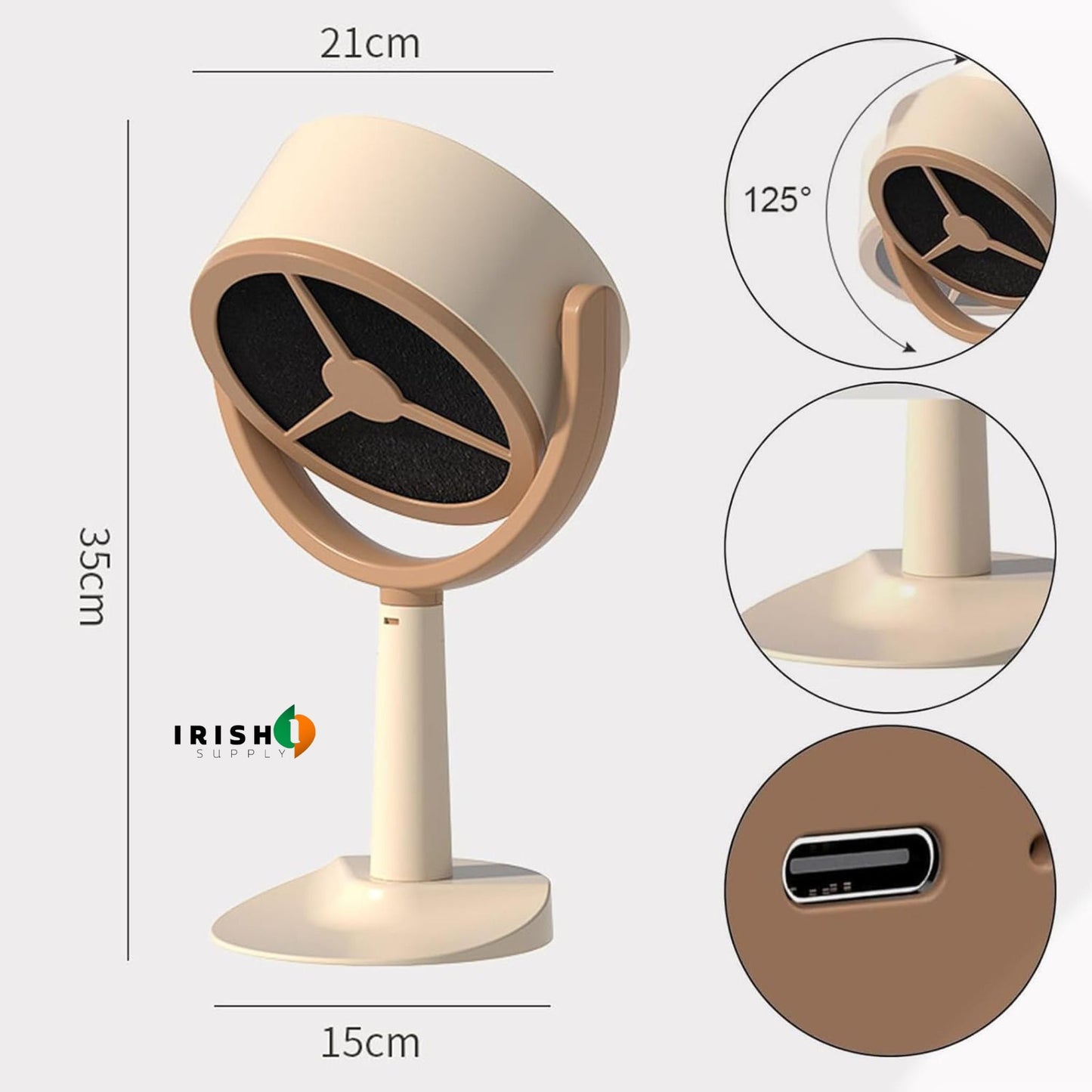 AIROVA USB-C Powered Air Purifier with Dual Suction Modes