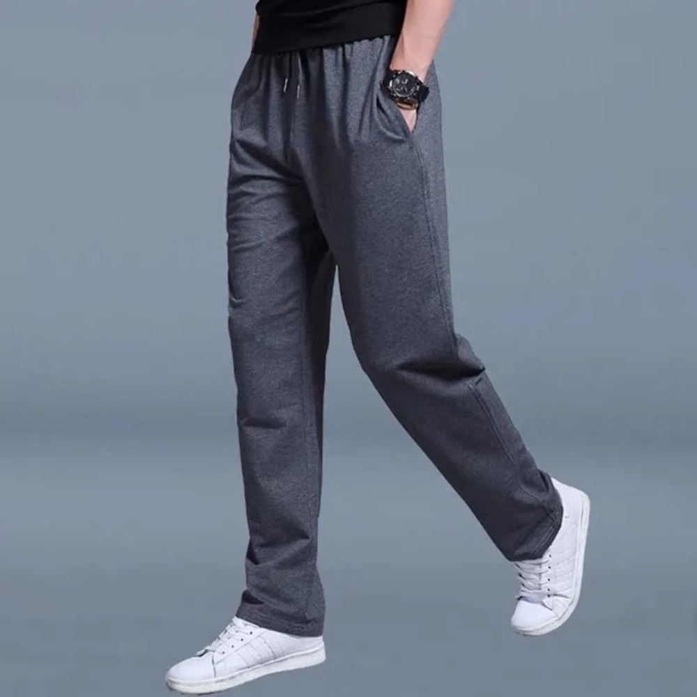 Larry Jogging Homme – Coton Premium avec Taille Ajustable, Coupe Moderne & Confort Respirant