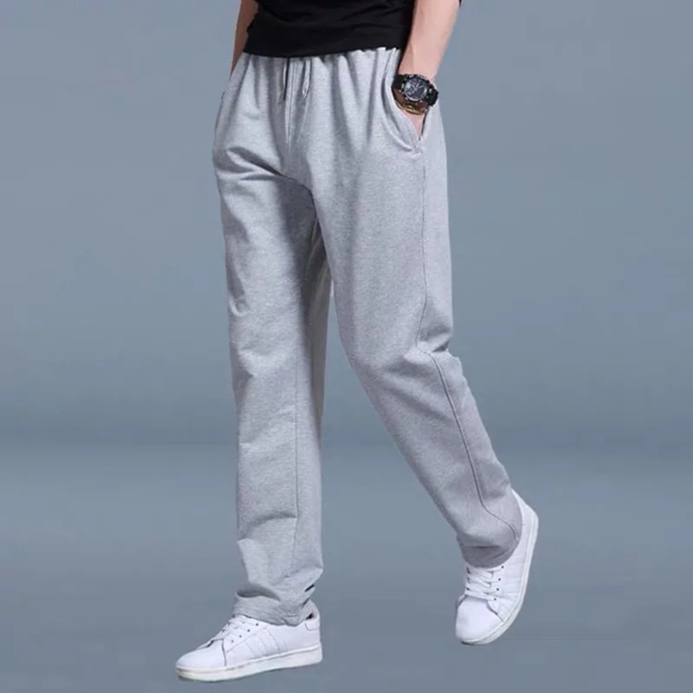 Larry Jogging Homme – Coton Premium avec Taille Ajustable, Coupe Moderne & Confort Respirant