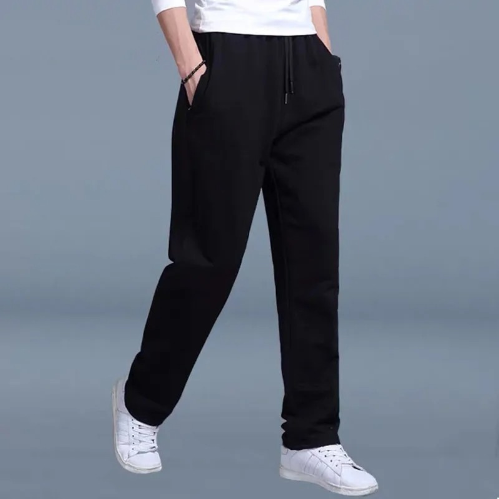 Larry Jogging Homme – Coton Premium avec Taille Ajustable, Coupe Moderne & Confort Respirant