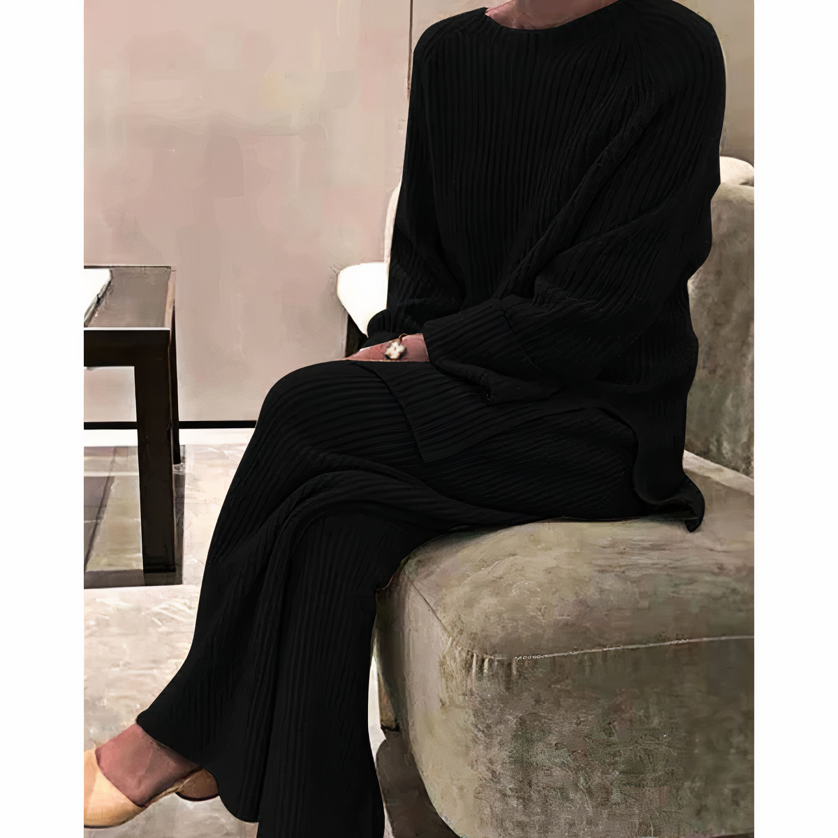 Samantha - Trendy Set van Trui en Gebreide Broek