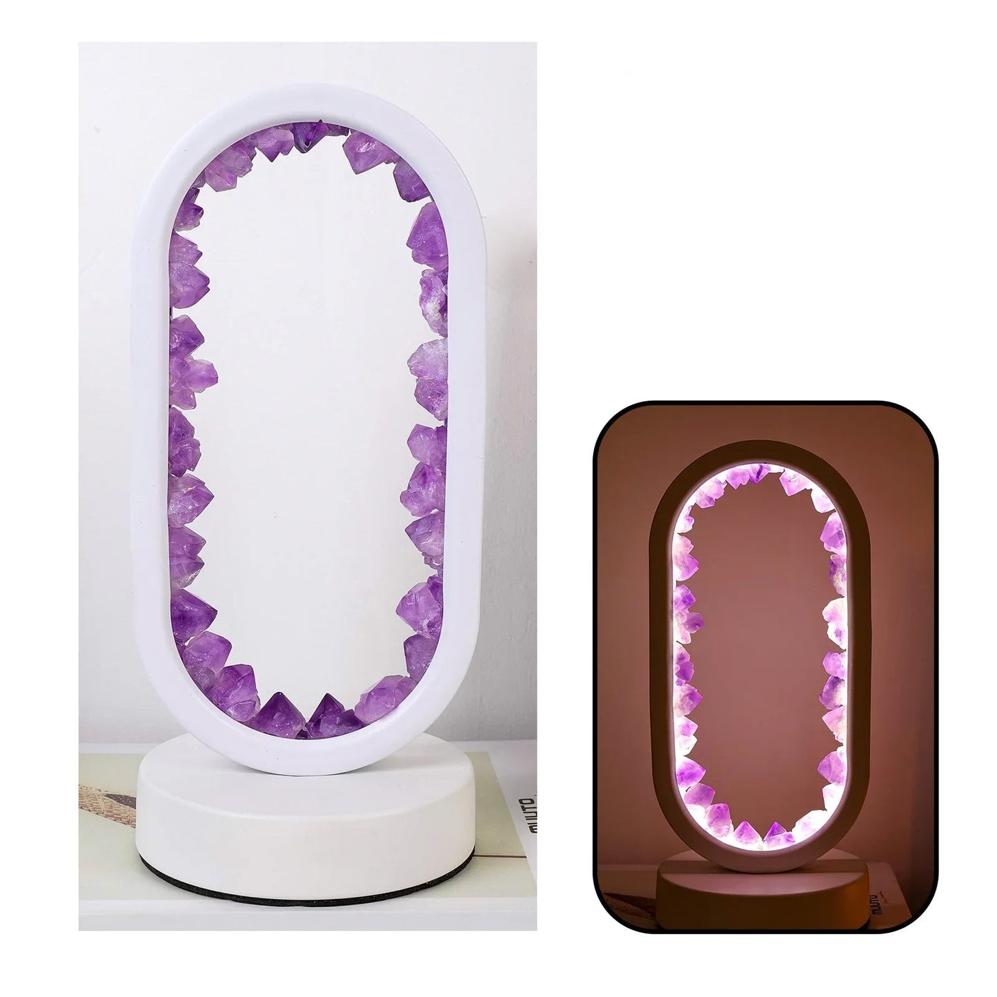 Amethystlampe | Naturprodukt für Entspannung und Meditation