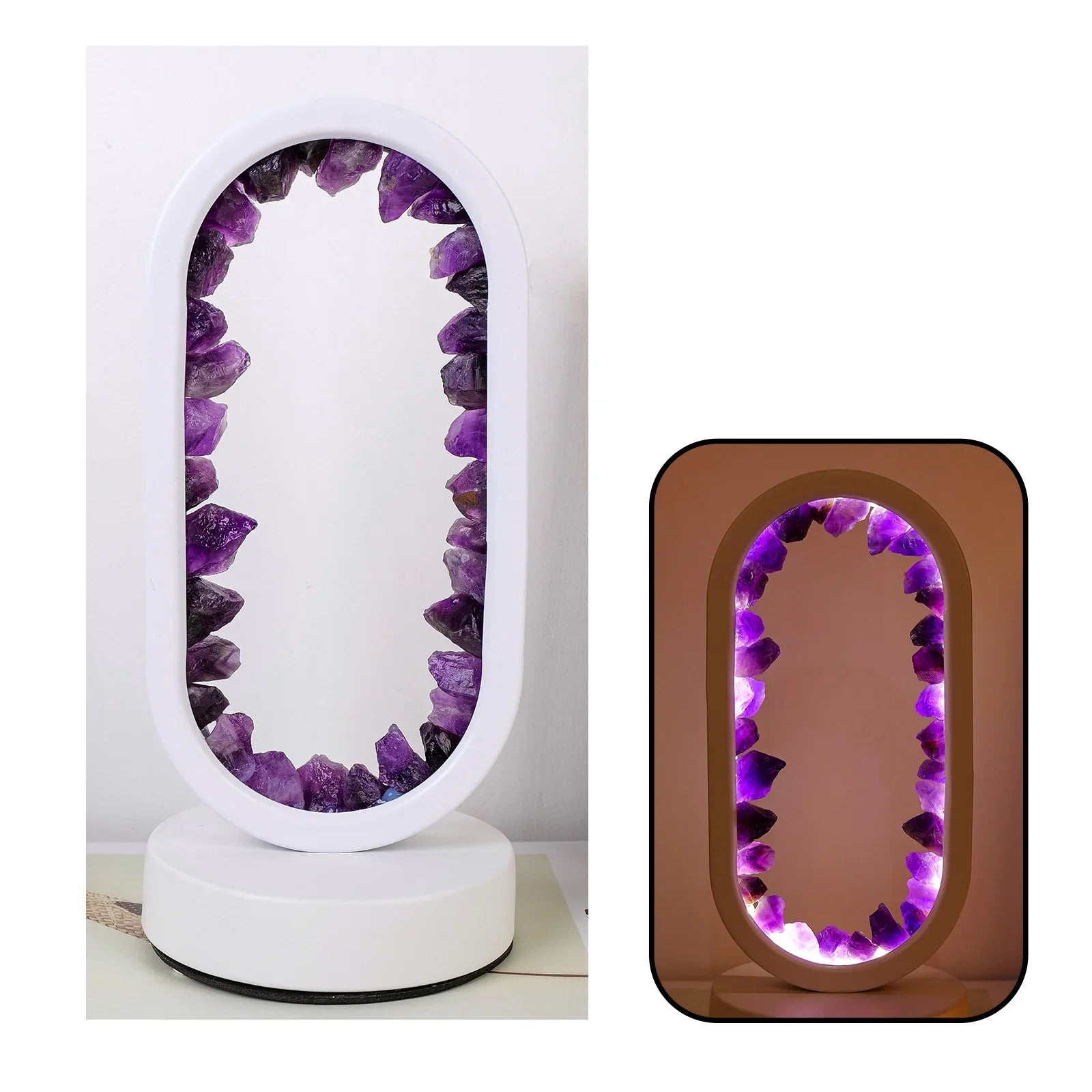 Amethystlampe | Naturprodukt für Entspannung und Meditation
