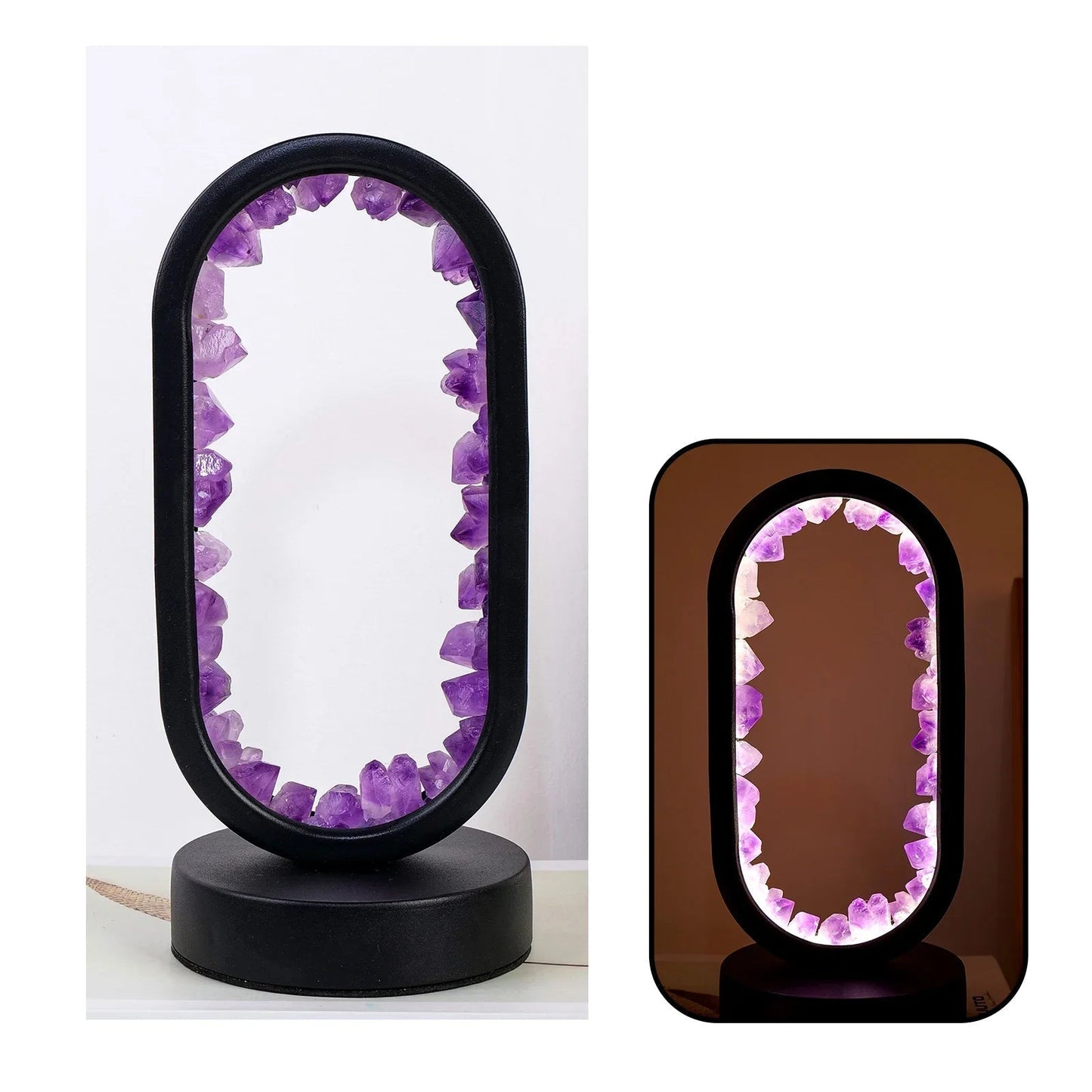 Amethystlampe | Naturprodukt für Entspannung und Meditation