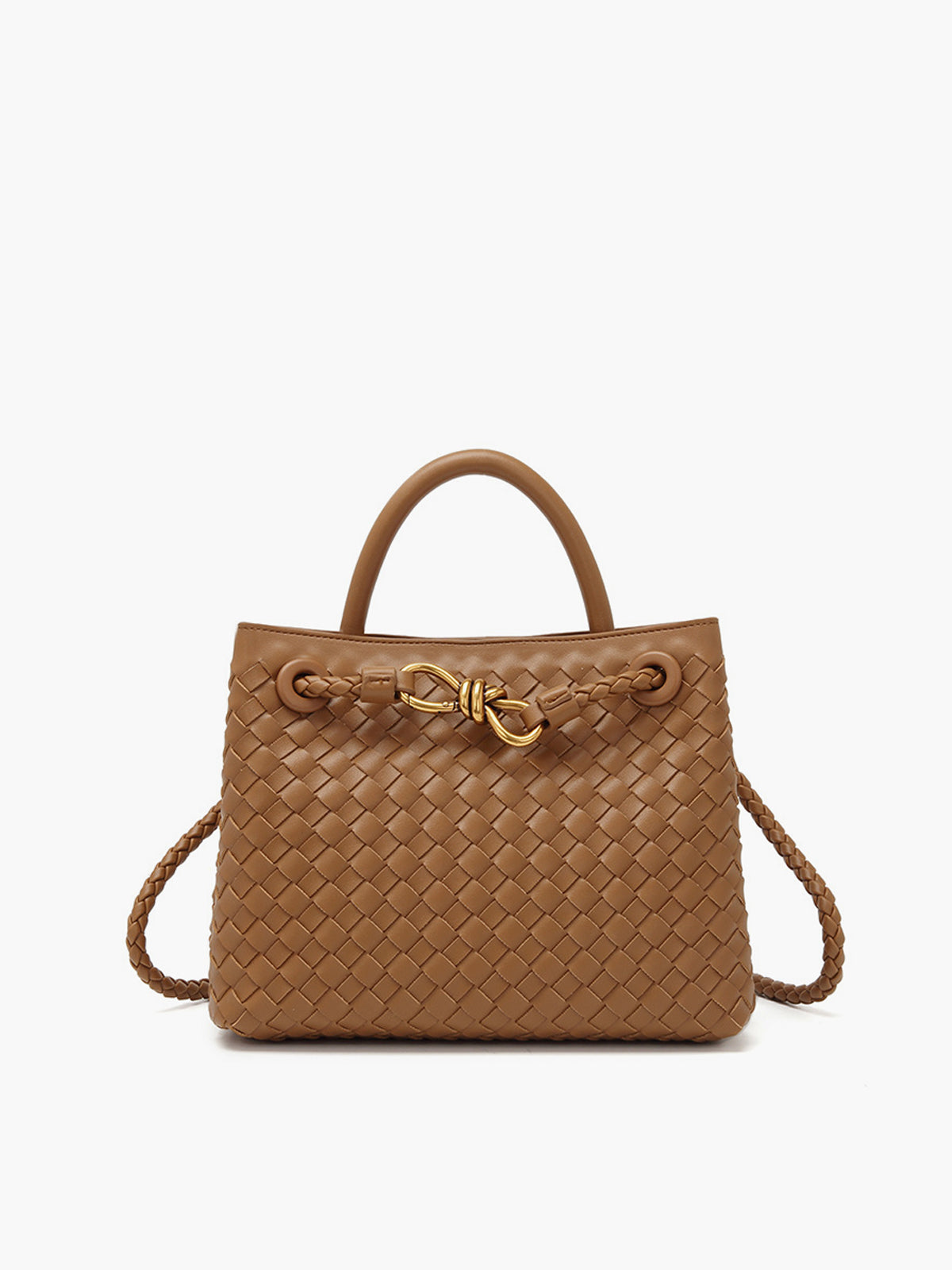 Velune Paris | Sac avec poignée à détail métallique tressé