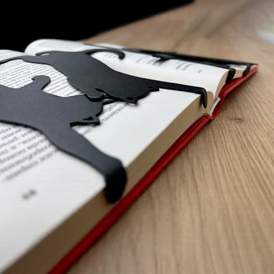 KittyMark - Marcapáginas Metálicos con Forma de Gato