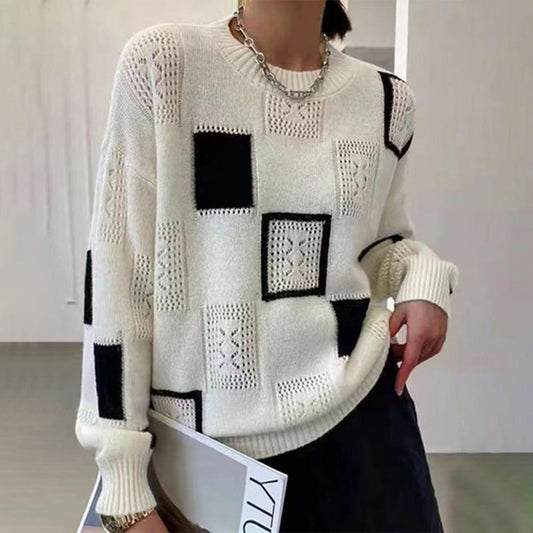 Bequemer Damenpullover mit modernem Design für Damen