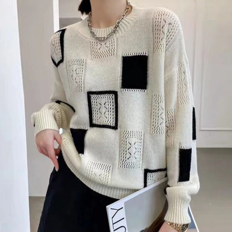 Bequemer Damenpullover mit modernem Design für Damen