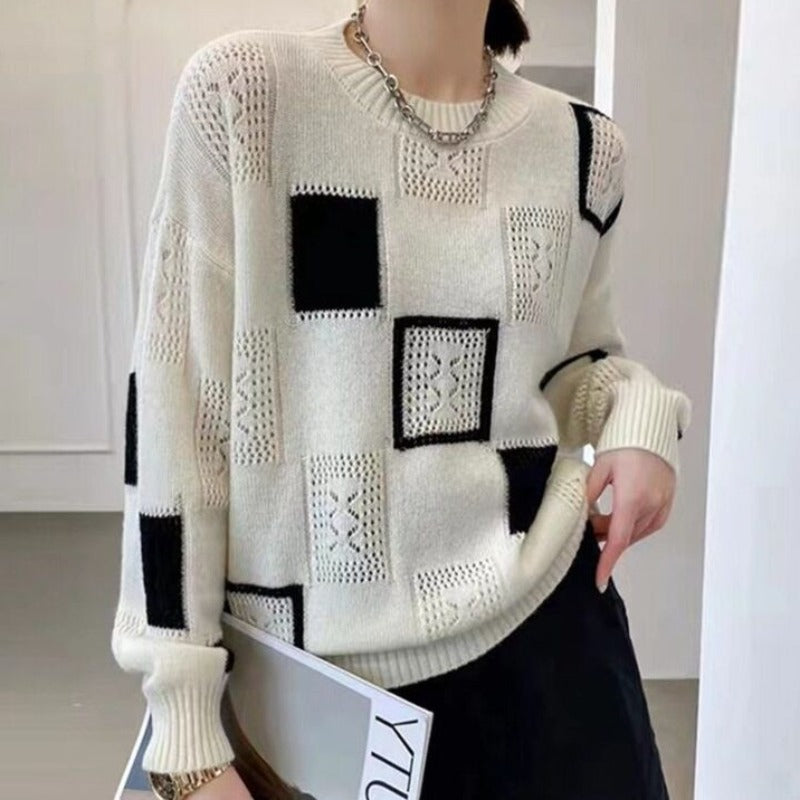 Bequemer Damenpullover mit modernem Design für Damen