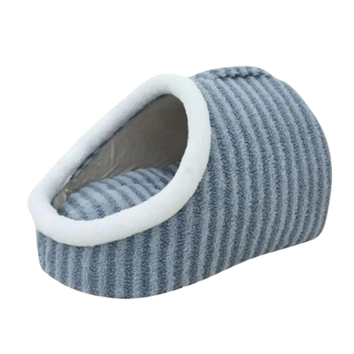 Soft Plush Pet Bed | Cozy Anti-Anxiety Cat & Dog Cave | Checkered Design