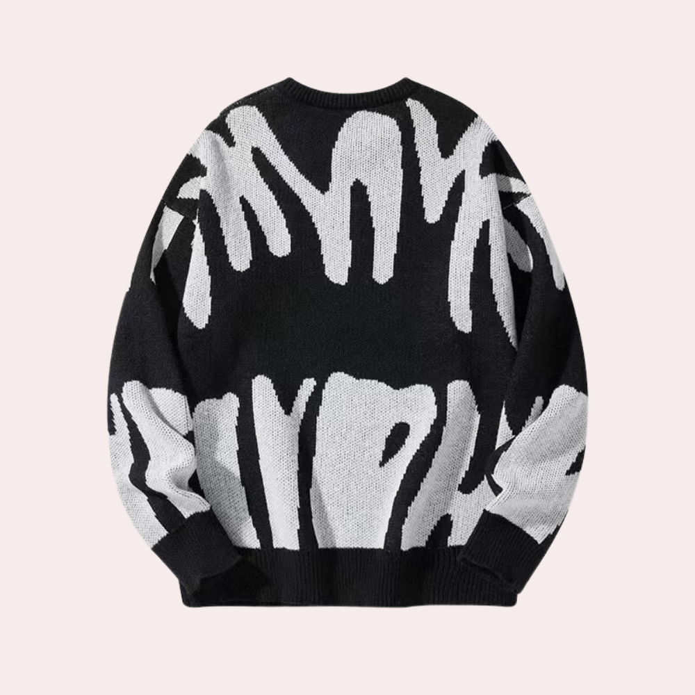 Jonas - Moderne sweater med stilrent design og lange ærmer