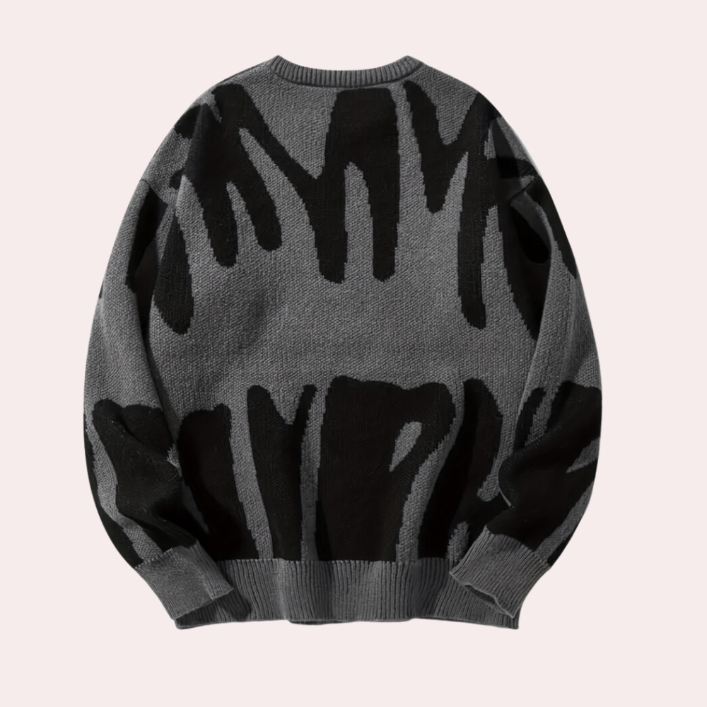 Jonas - Moderne sweater med stilrent design og lange ærmer