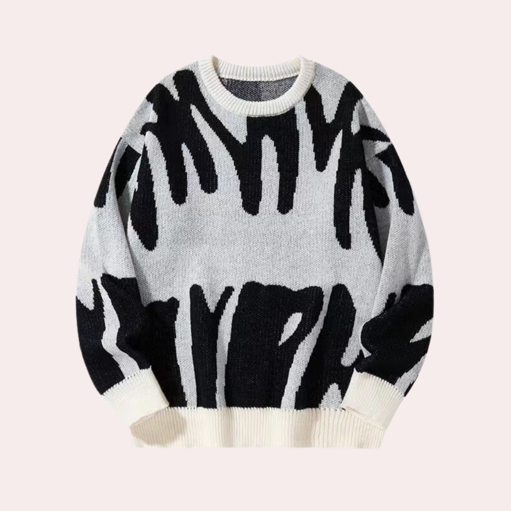 Jonas - Moderne sweater med stilrent design og lange ærmer