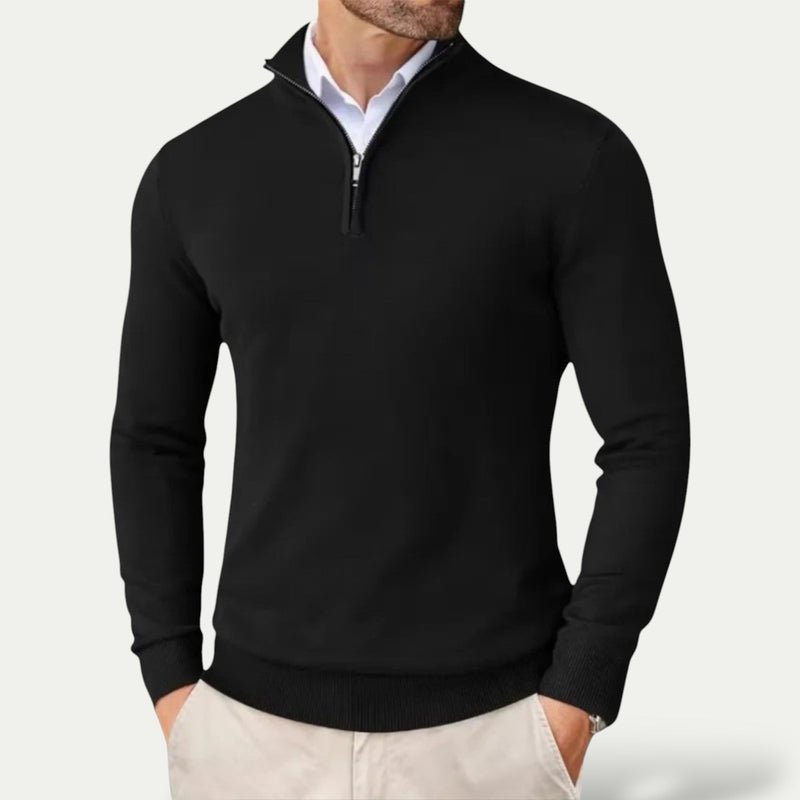 Pull avec Demi-Zip pour Homme | Idéal pour Usage Quotidien