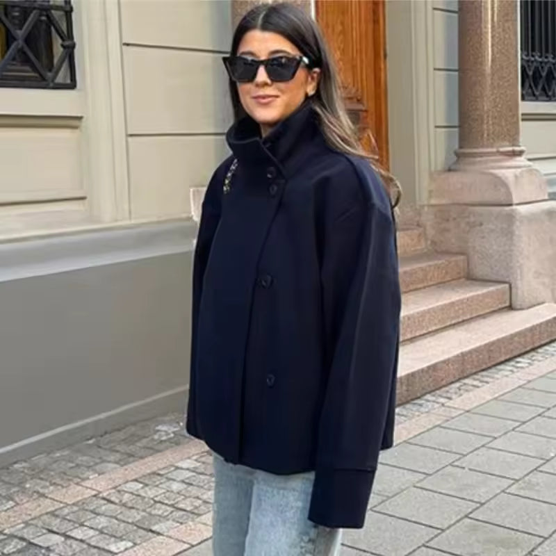Cessie | Women's double-breasted short coat | Modern