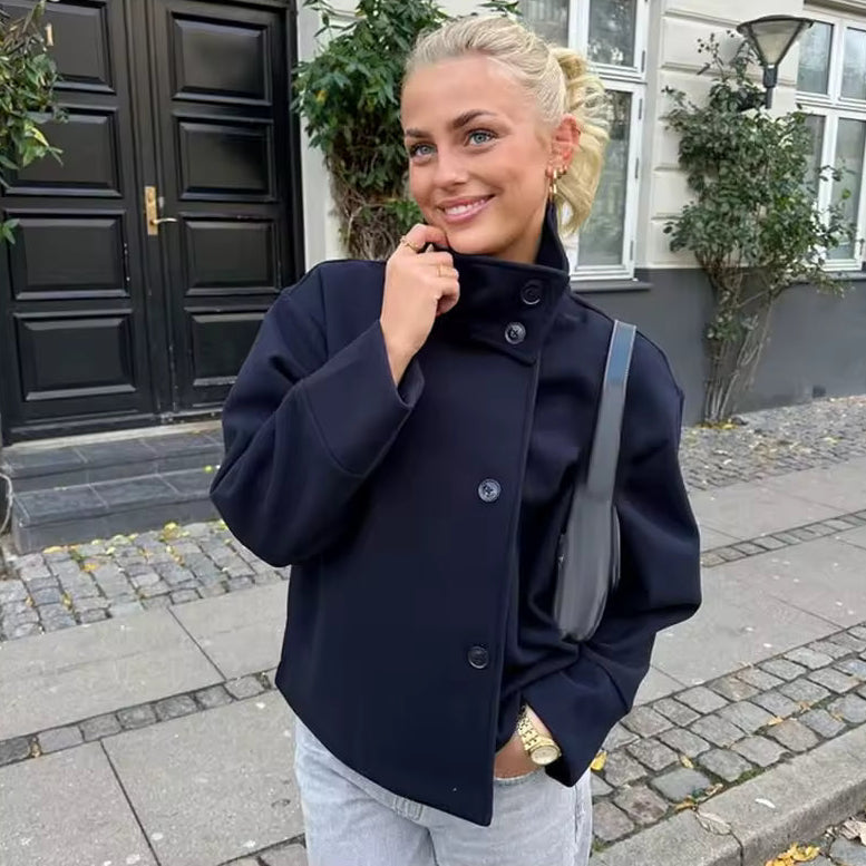 Cessie | Women's double-breasted short coat | Modern