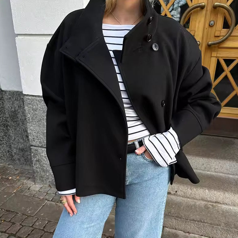 Cessie | Women's double-breasted short coat | Modern