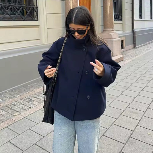 Cessie | Women's double-breasted short coat | Modern