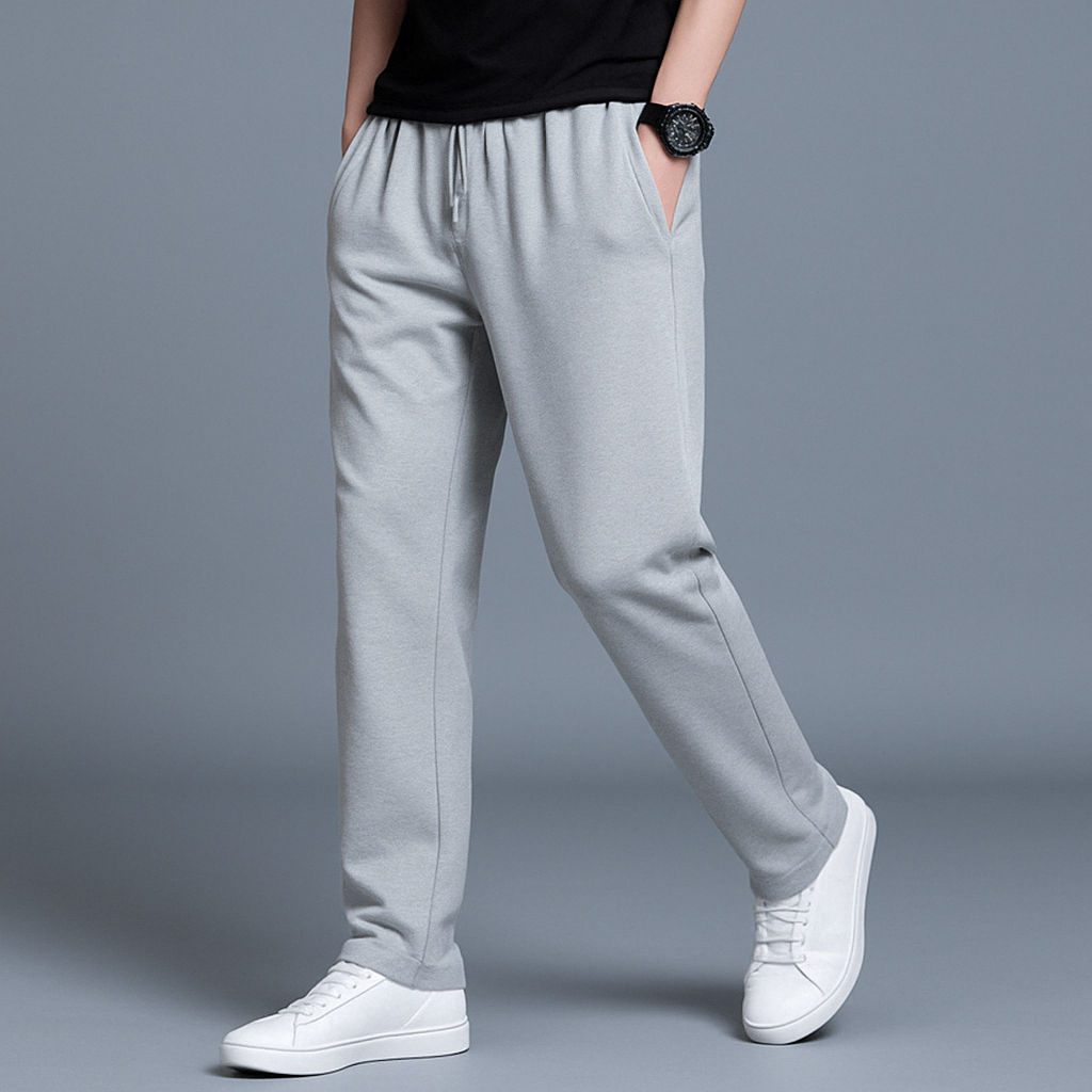 Larry Jogging Homme – Coton Premium avec Taille Ajustable, Coupe Moderne & Confort Respirant