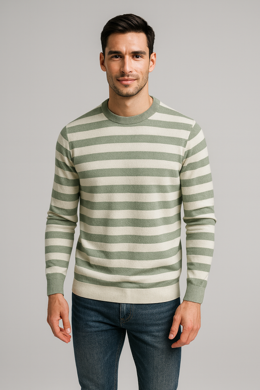 Nurozis | Mariner Wool Stripe Sweater