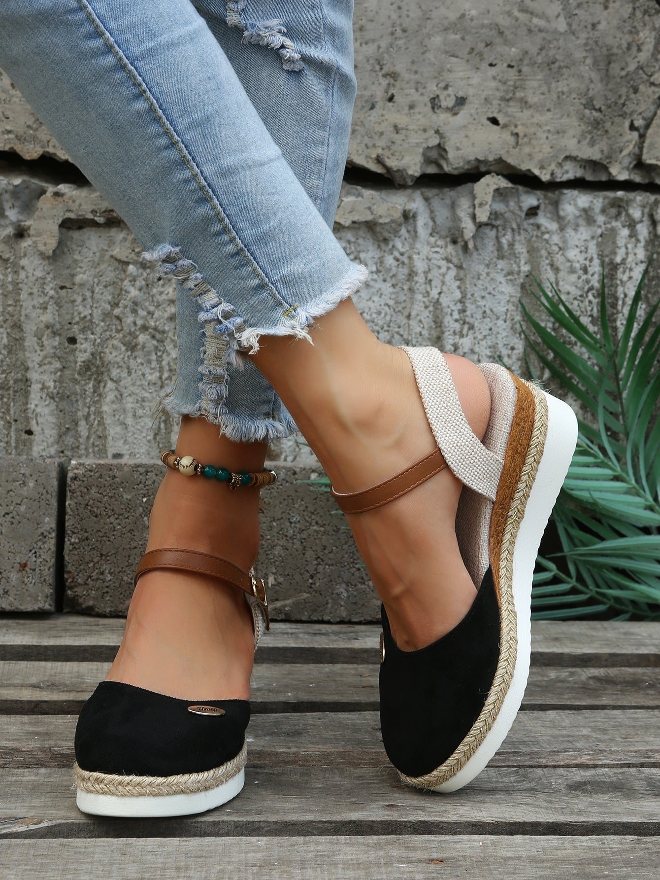 Orthopedic Espadrilles Women’s Stylish Leather Lightweight Breathable