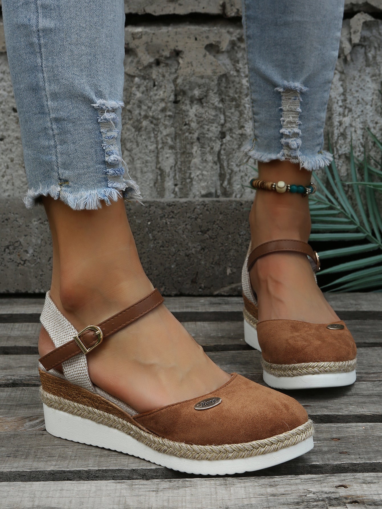 Orthopedic Espadrilles Women’s Stylish Leather Lightweight Breathable