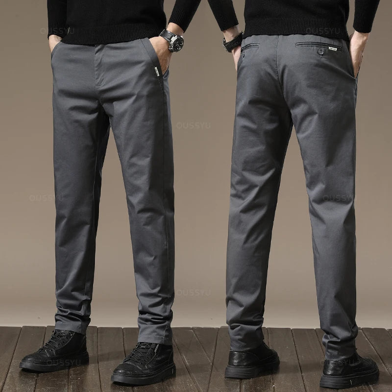 Chino Hose für Herren aus Baumwolle im modernen Schnitt