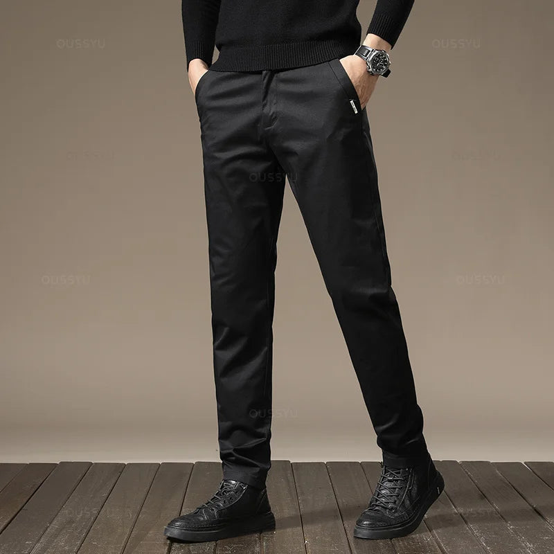 Chino Hose für Herren aus Baumwolle im modernen Schnitt