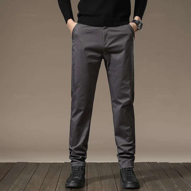 Chino Hose für Herren aus Baumwolle im modernen Schnitt