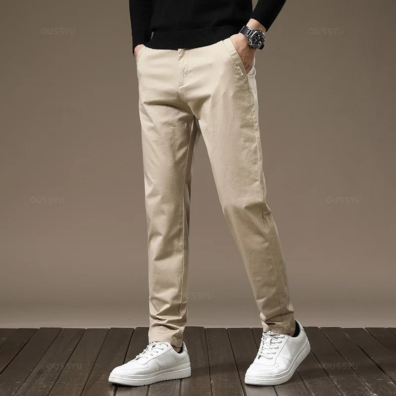 Chino Hose für Herren aus Baumwolle im modernen Schnitt