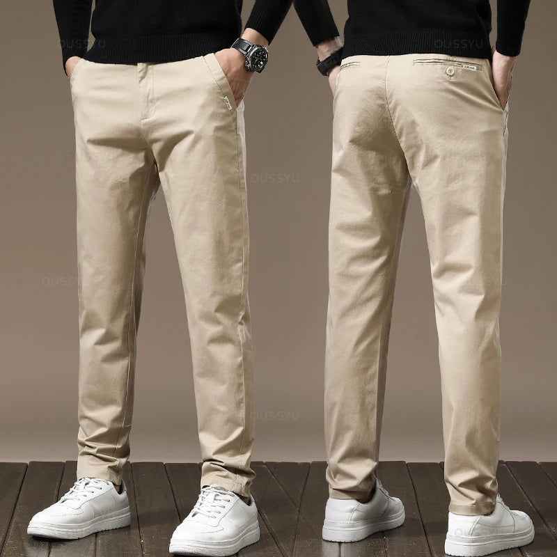 Chino Hose für Herren aus Baumwolle im modernen Schnitt