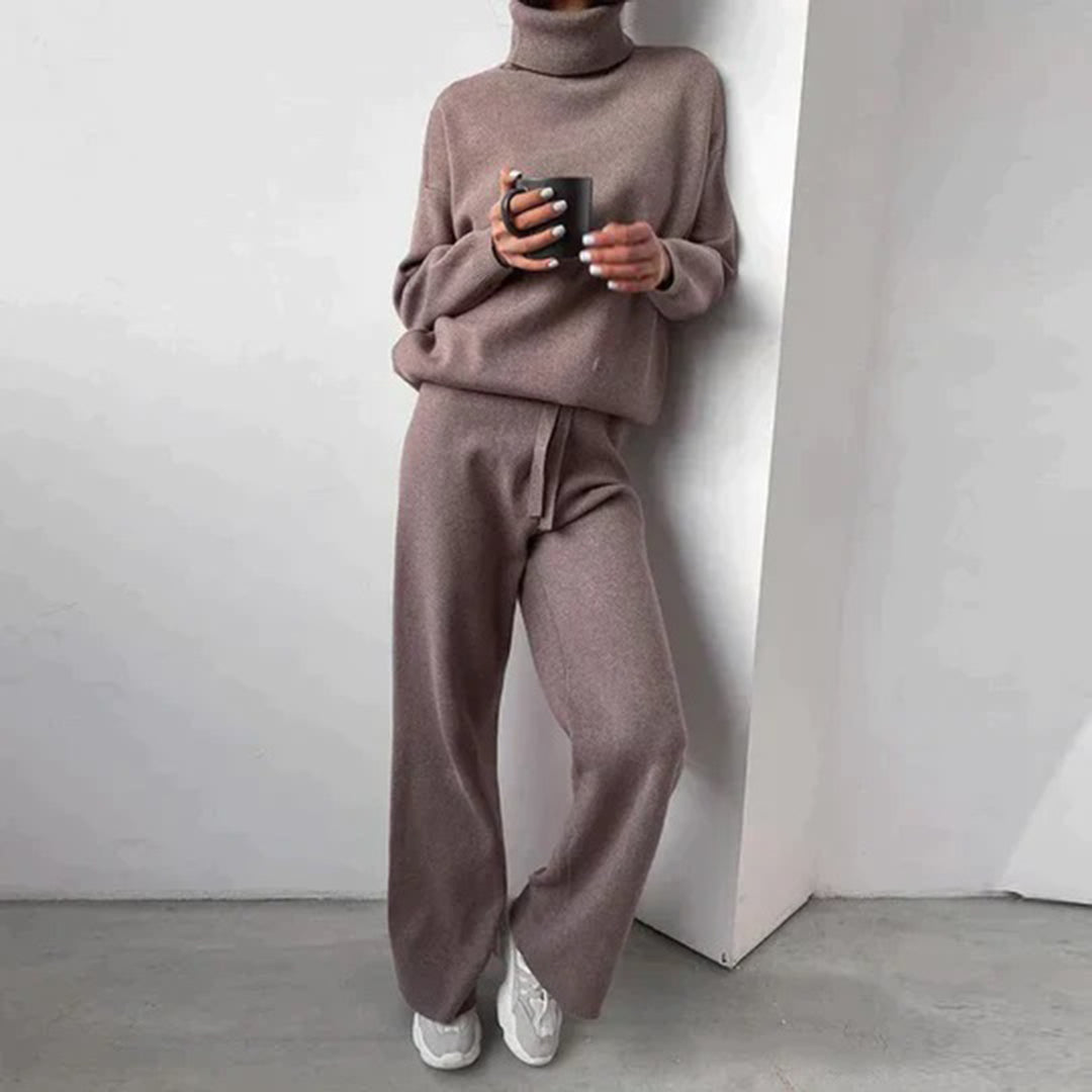 Carina Ensemble Loungewear Femme – Set 100% Coton Premium avec Confort Élégant