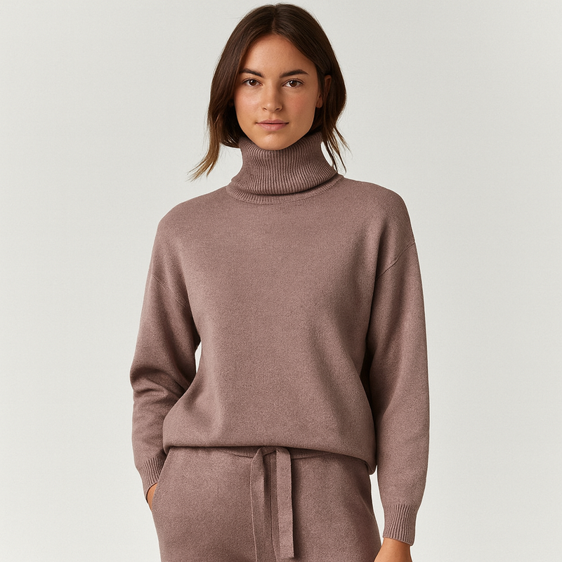 Carina Ensemble Loungewear Femme – Set 100% Coton Premium avec Confort Élégant