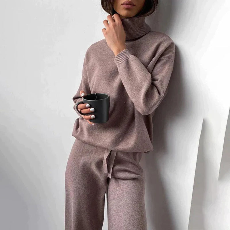 Carina Ensemble Loungewear Femme – Set 100% Coton Premium avec Confort Élégant