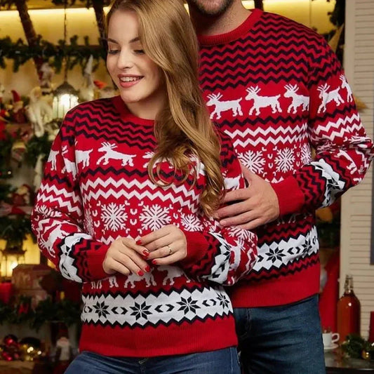 Pull de Noël Unisexe à Motif Festif pour Adultes | Idéal pour les Fêtes de Fin d’Année