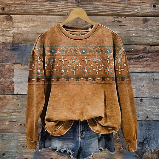 Maelis Sweatshirt | FLORAL PRINTED COMFORTABLE TOP