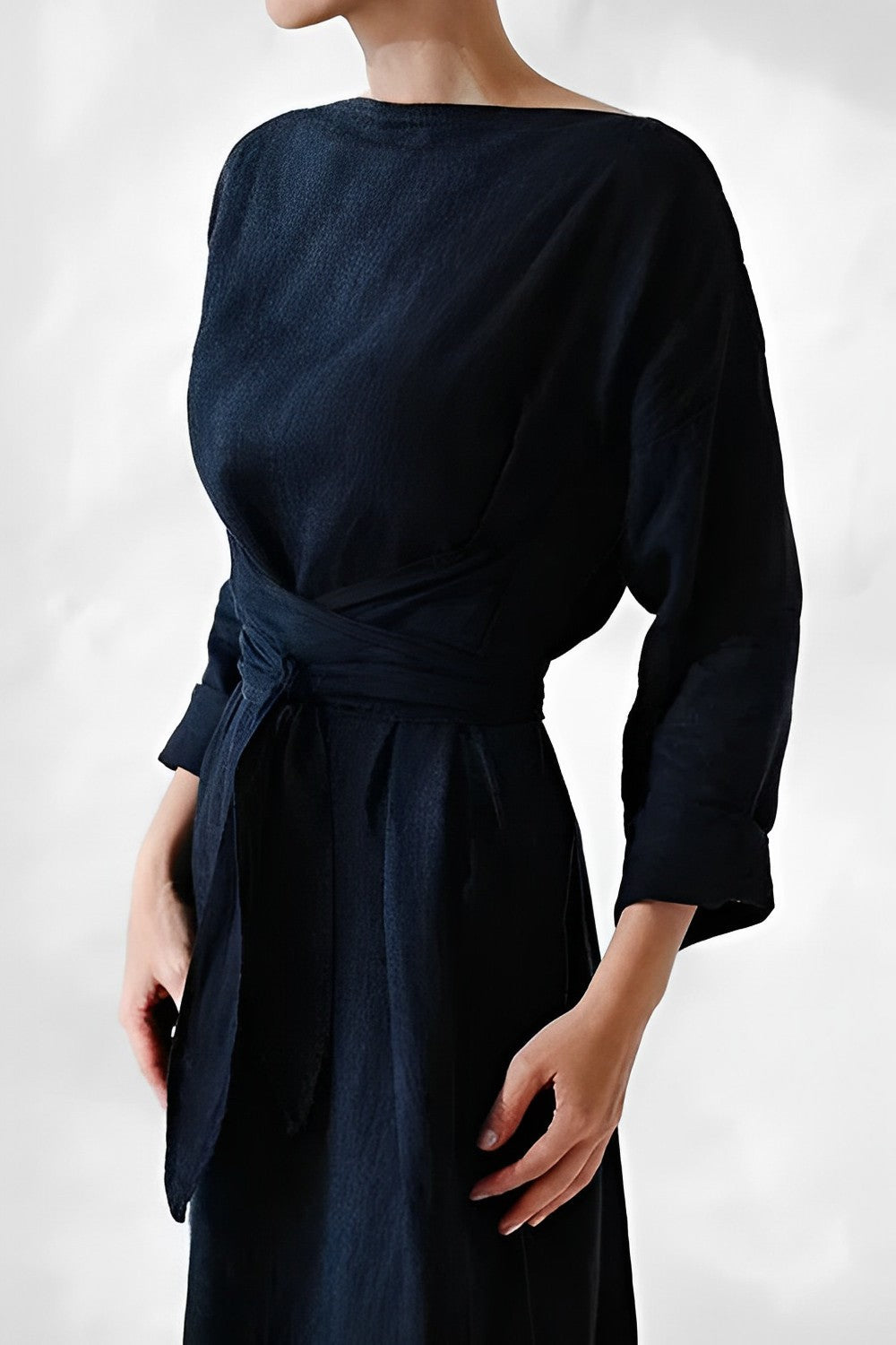 Robe Maxi Lin Nœud - Soirée Boho