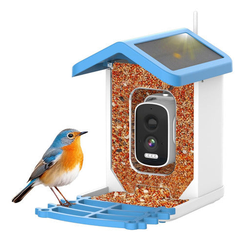 SolarNest Cam - Slimme Vogelvoeder met Camera – HD Nachtzicht, Wi-Fi & Zonne-energie