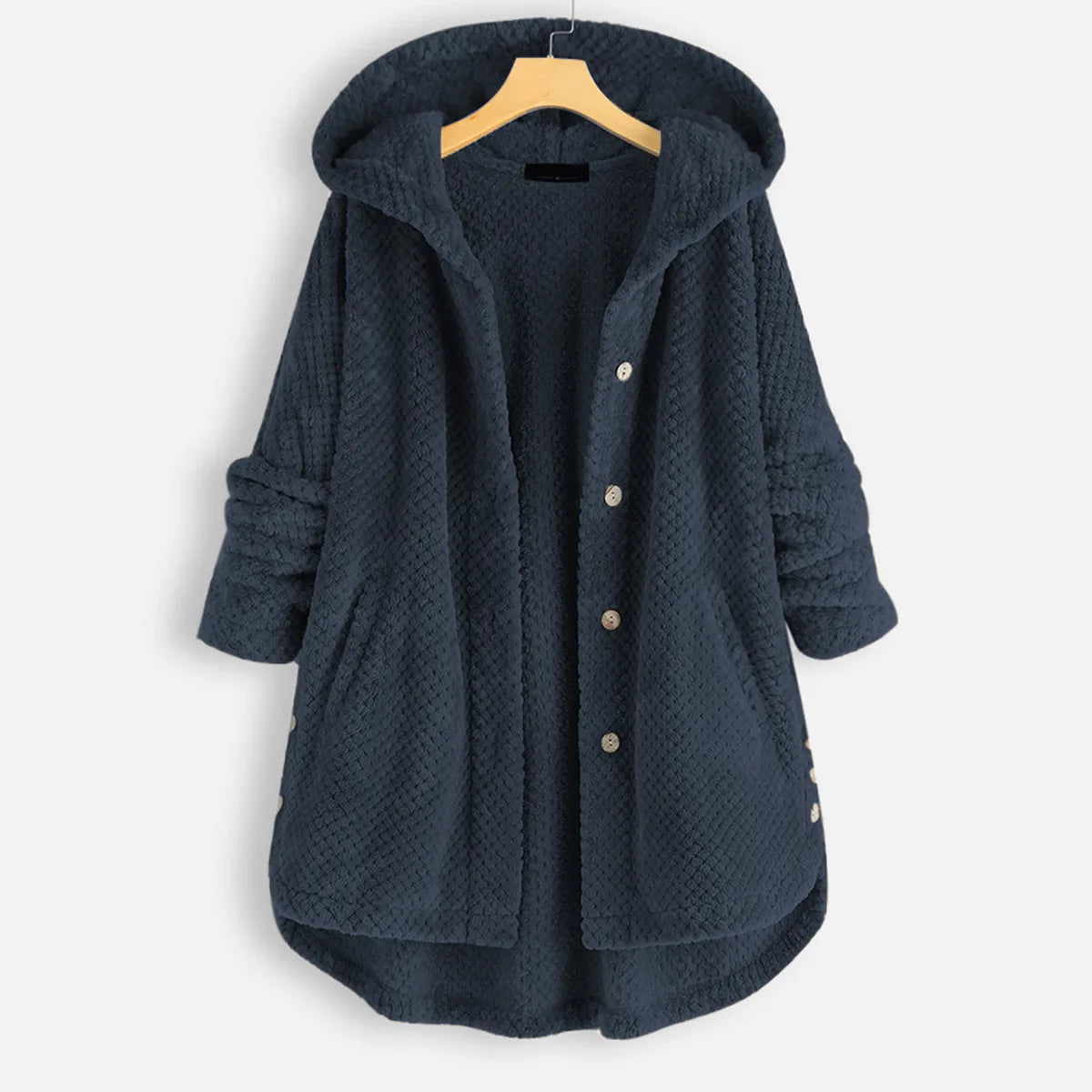 Damen Wintermantel mit Kapuze – Warm und Funktional, Praktische Taschen, Verschiedene Farben, Ideal für Kälte und Winteraktivitäten 5