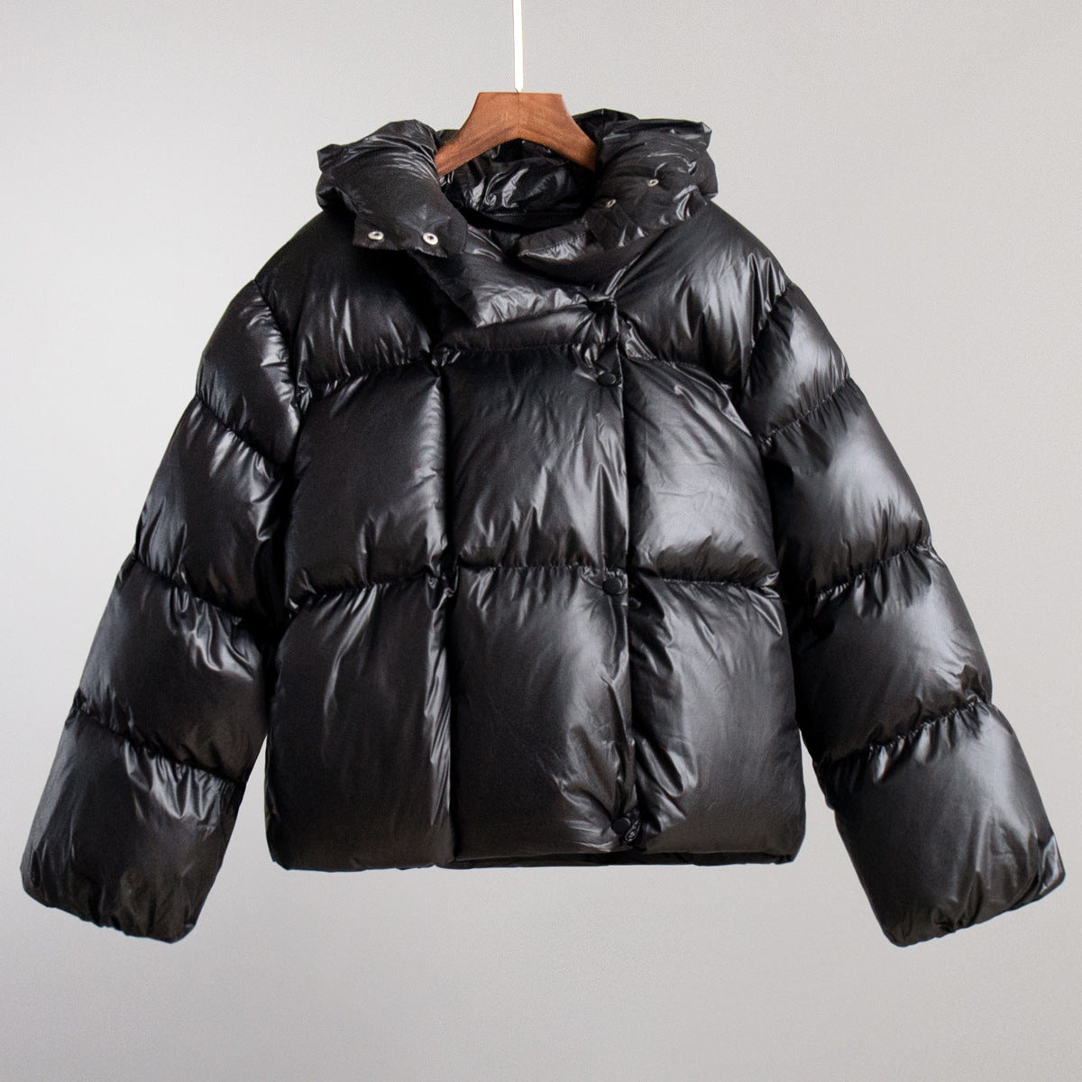 Gewatteerde Winterjas met Capuchon voor Dames