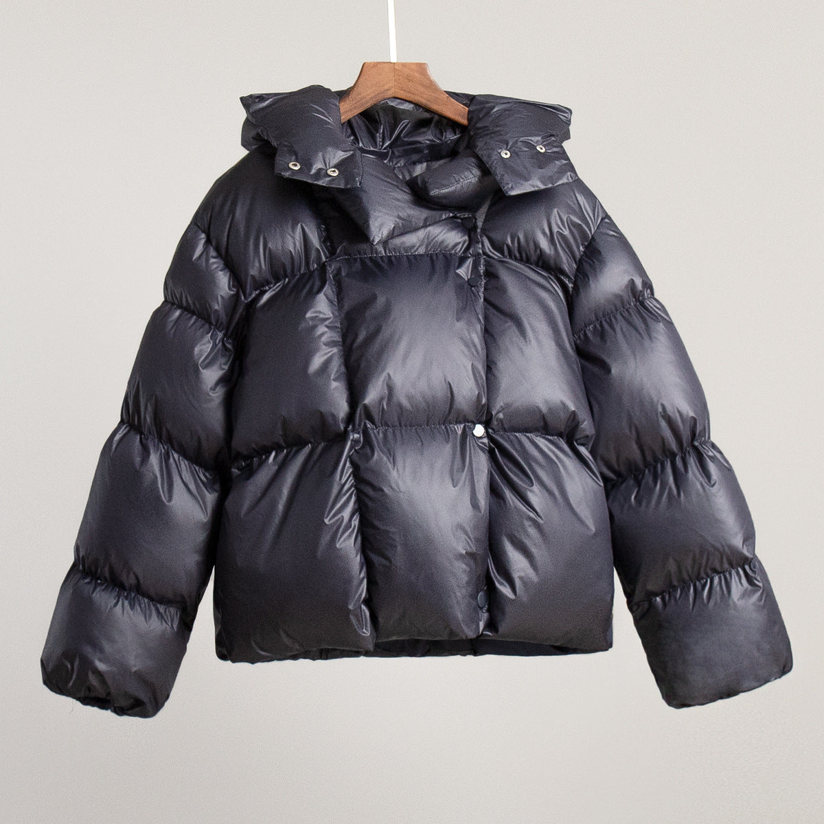 Gewatteerde Winterjas met Capuchon voor Dames
