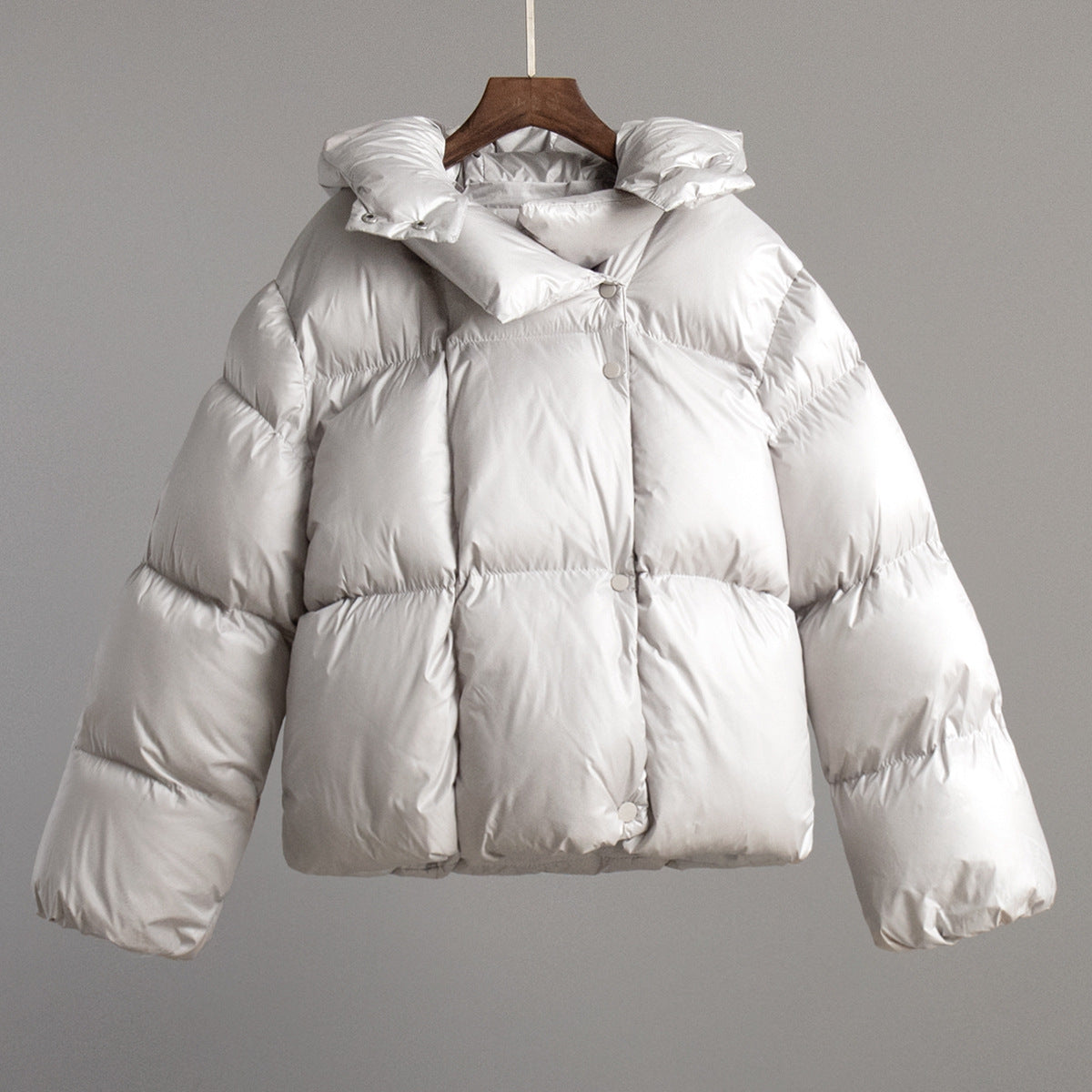 Gewatteerde Winterjas met Capuchon voor Dames